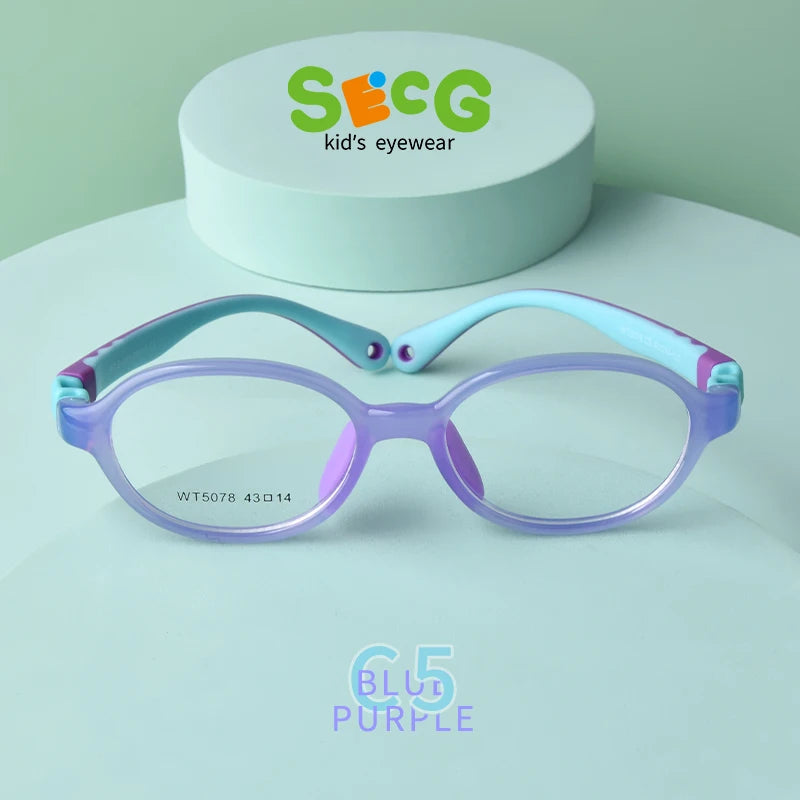 Children's Silicone Glasses Frames | Ultra-Light Myopia Glasses