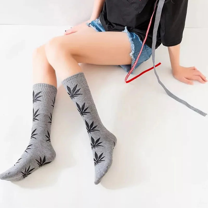 Men's Fashionable Hemp Cotton Crew Socks | Stylish Everyday Wear
