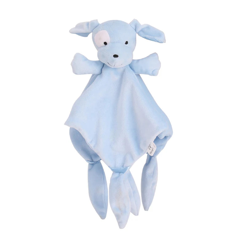 Cute Elephant Plush Teether Rattle for Newborns | Soft Blanket Toy