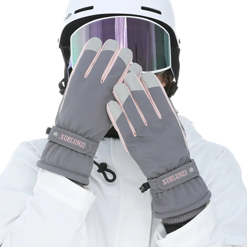 Winter Waterproof Ski Gloves | Touch Screen Warm Outdoor Gloves