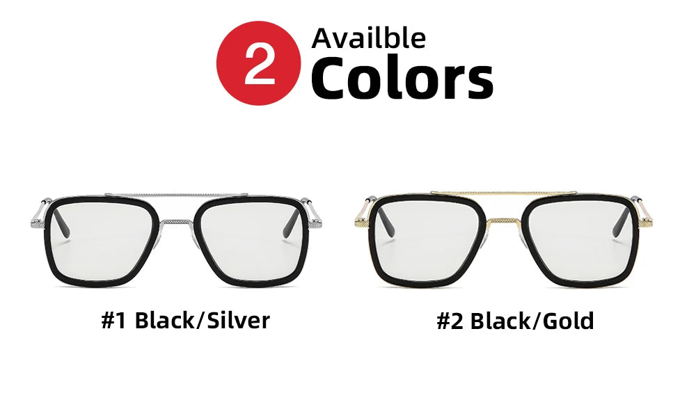 Square Photochromic Anti Blue Light Glasses | Stylish Unisex Eyewear