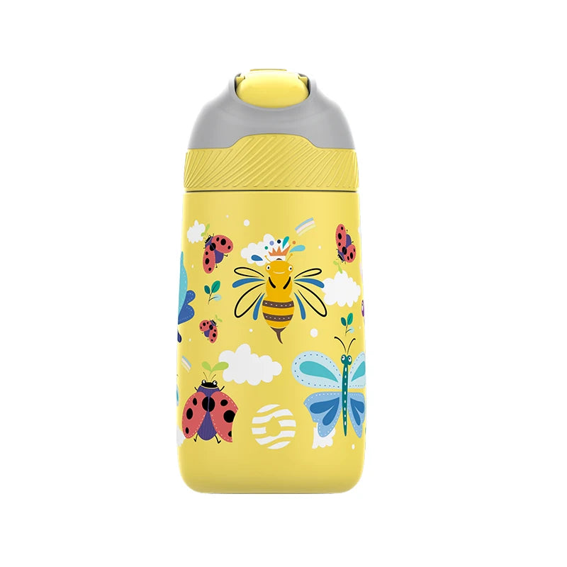 Vacuum Water Bottle for Children | BPA Free, Healthy Straw Design
