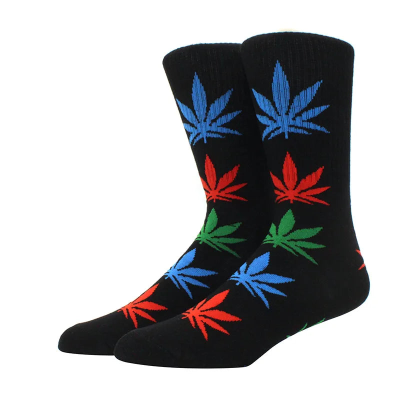 Men's Fashionable Hemp Cotton Crew Socks | Stylish Everyday Wear