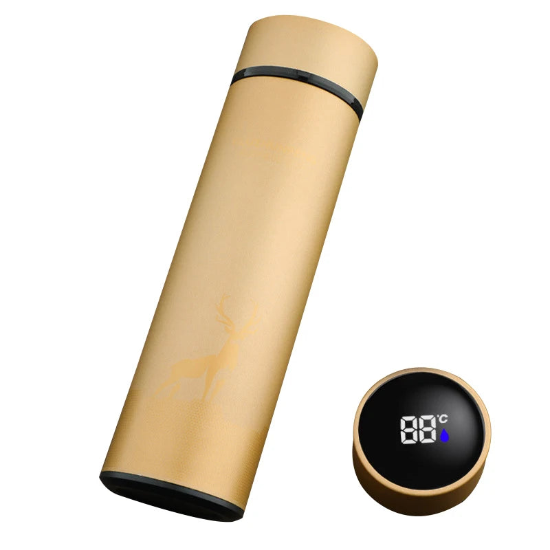 500ML Smart Thermos Water Bottle | Digital Temperature Display