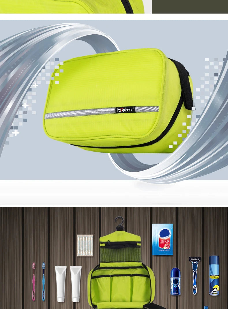 Travel Hanging Toiletry Bag | Sturdy Organizer for Cosmetics