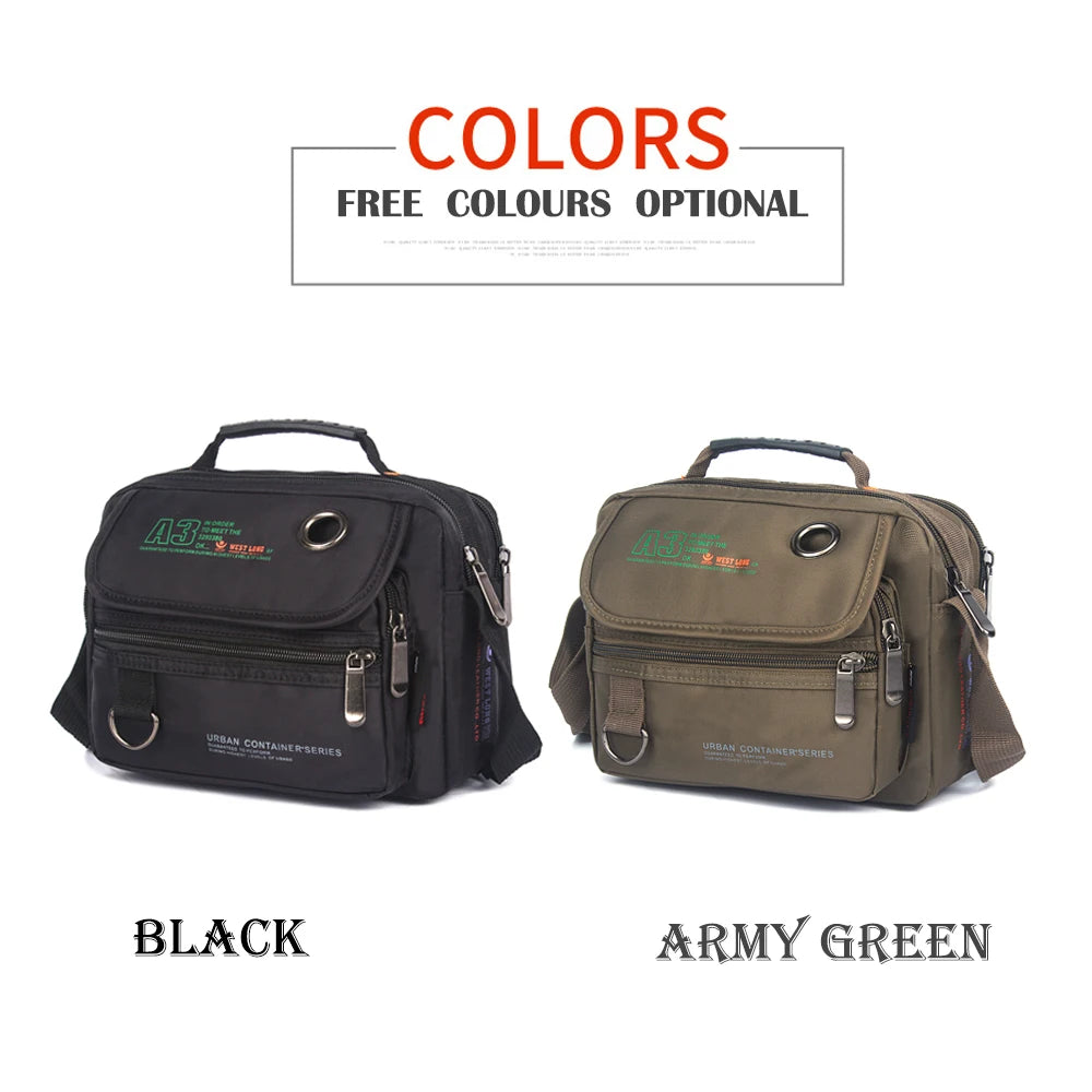 Men's Multifunction Casual Messenger Bags | Waterproof Shoulder Bag
