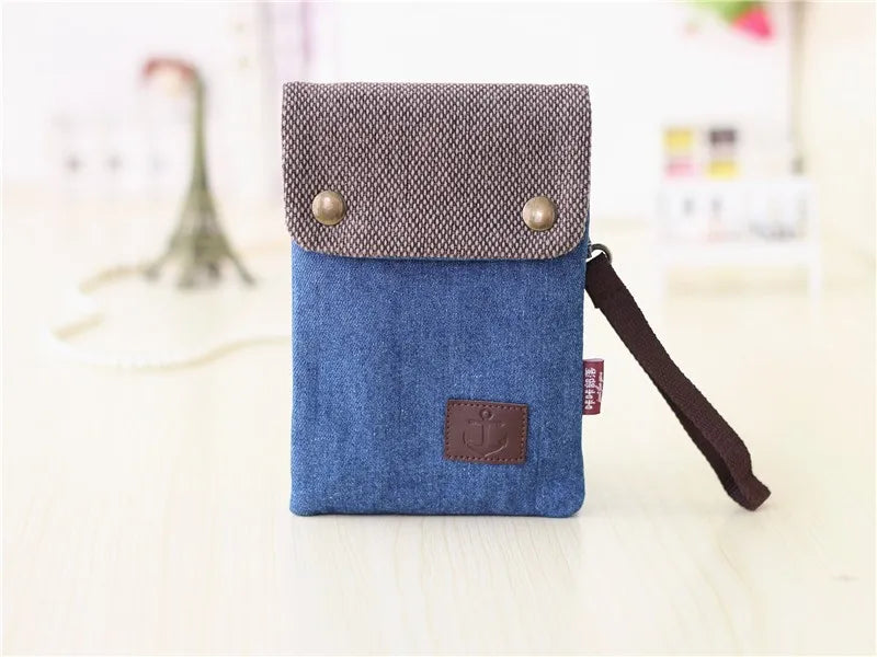 Stylish Denim Messenger Bag for Men and Women | Versatile Shoulder Clutch