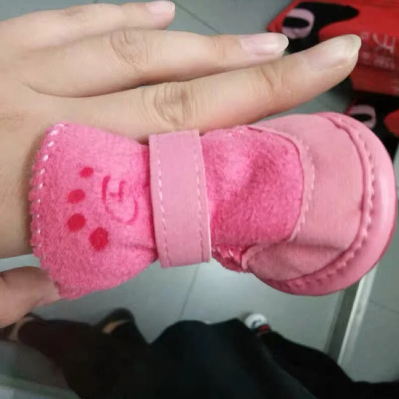 Warm Winter Pet Shoes for Small Dogs | Cozy Non-Slip Boots