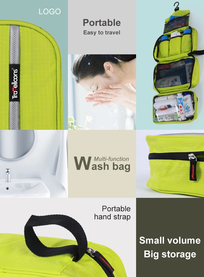 Travel Hanging Toiletry Bag | Sturdy Organizer for Cosmetics