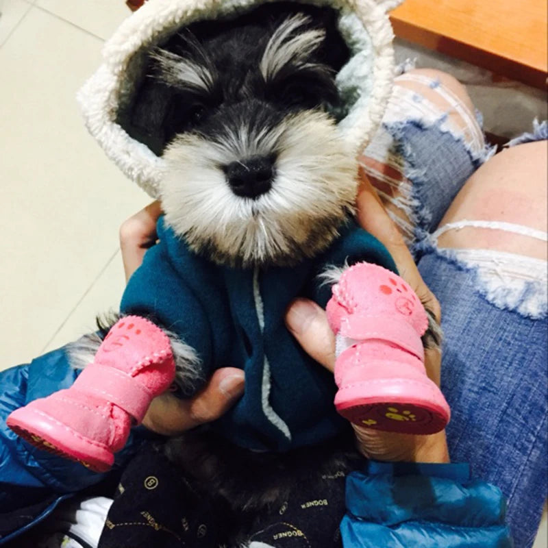 Warm Winter Pet Shoes for Small Dogs | Cozy Non-Slip Boots