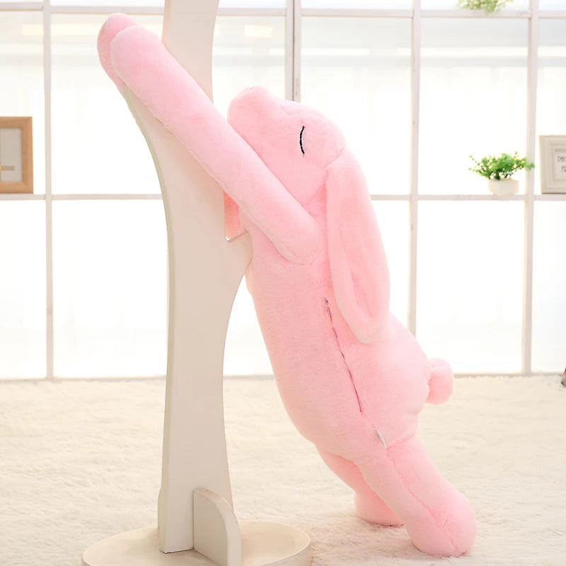 Giant Cute Cartoon Bunny Plush Toy | Soft Stuffed Rabbit Pillow