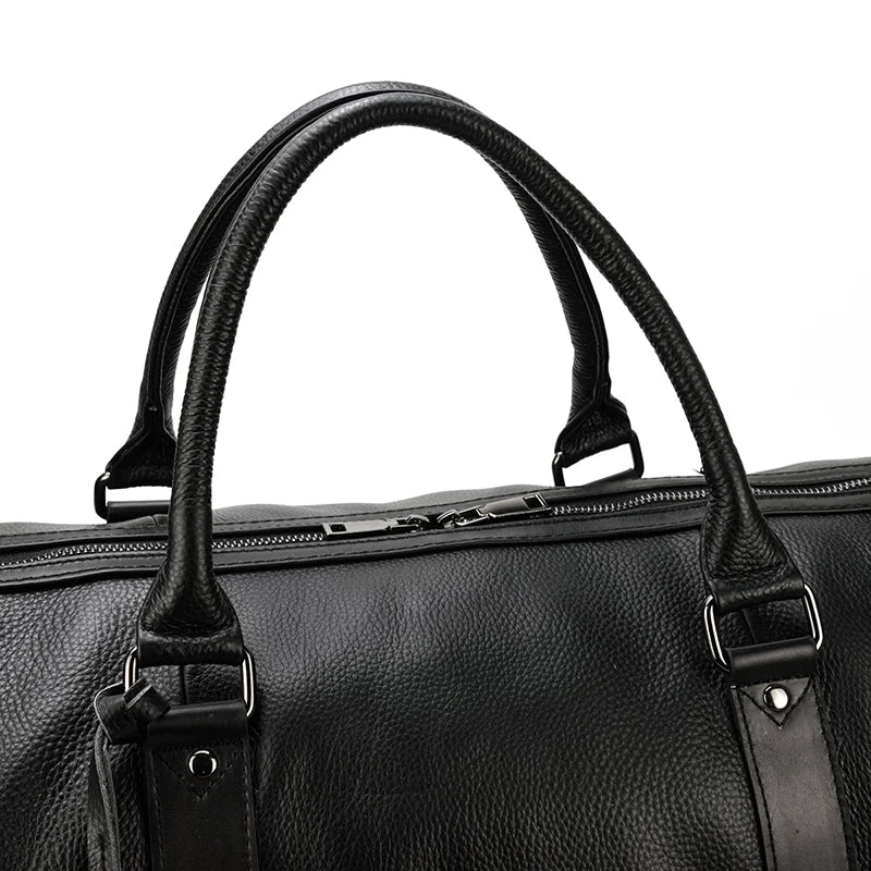 Luxury Genuine Leather Travel Bag for Men & Women | Versatile Duffle