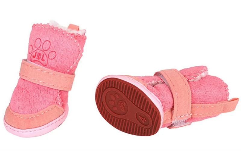 Warm Winter Pet Shoes for Small Dogs | Cozy Non-Slip Boots