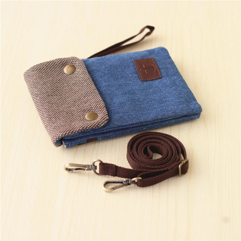 Stylish Denim Messenger Bag for Men and Women | Versatile Shoulder Clutch