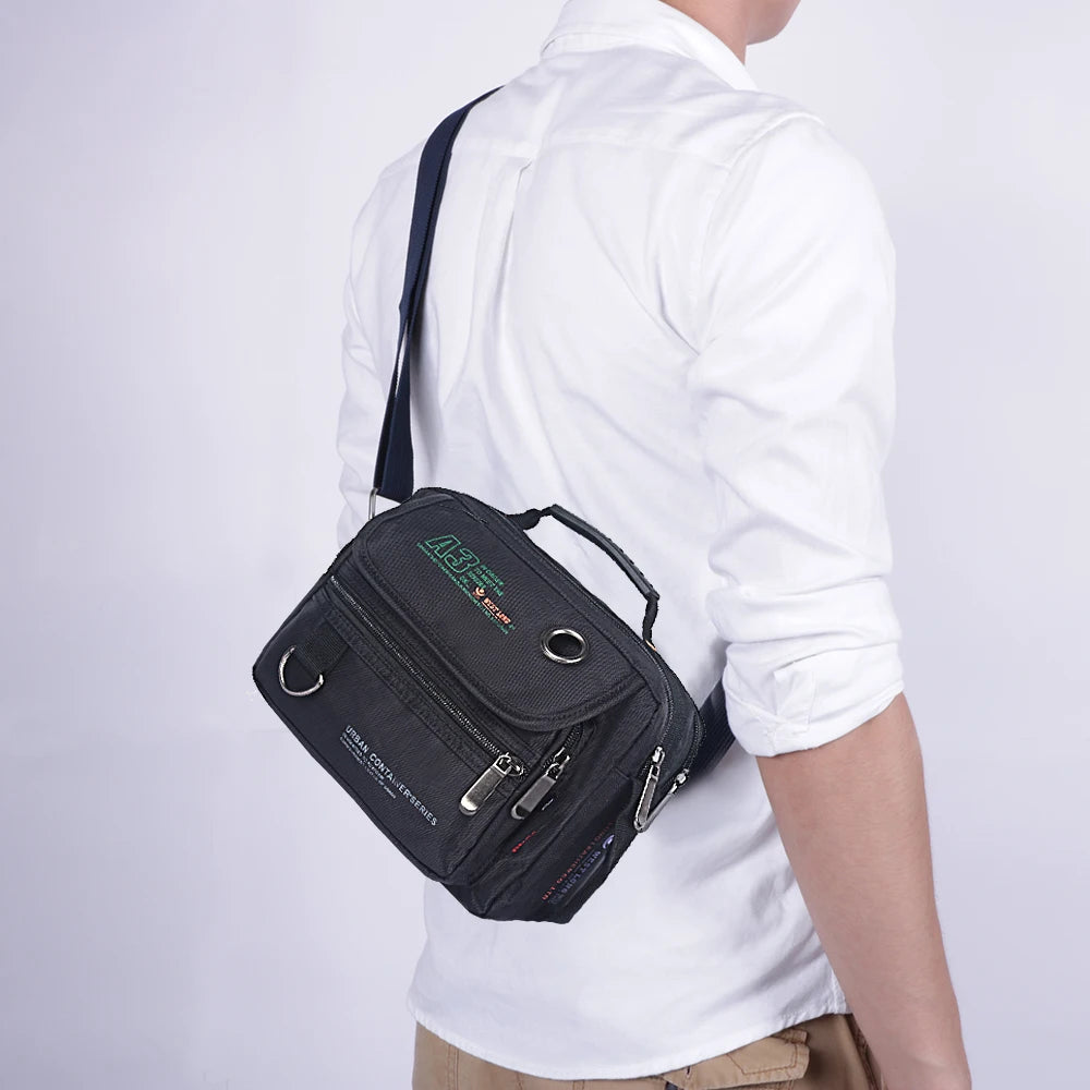 Men's Multifunction Casual Messenger Bags | Waterproof Shoulder Bag