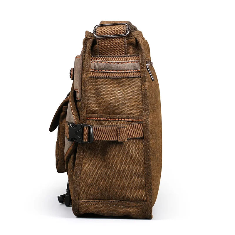 Retro Canvas Shoulder Bag | Stylish Multifunctional Messenger Tote