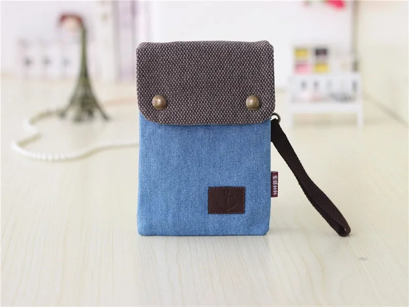 Stylish Denim Messenger Bag for Men and Women | Versatile Shoulder Clutch