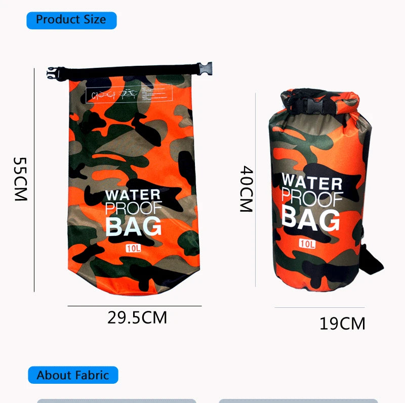 Waterproof Camouflage Dry Bags for Outdoor Adventures | Protect Gear