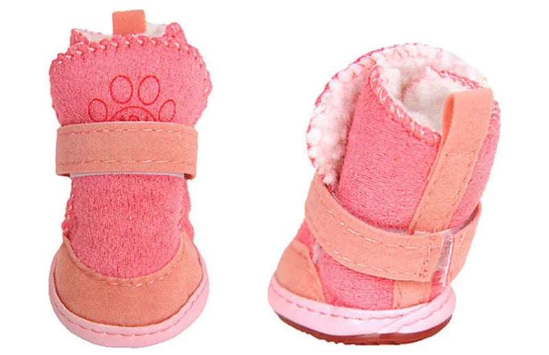 Warm Winter Pet Shoes for Small Dogs | Cozy Non-Slip Boots
