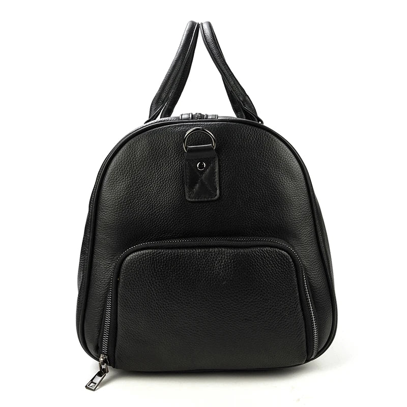 Luxury Genuine Leather Travel Bag for Men & Women | Versatile Duffle