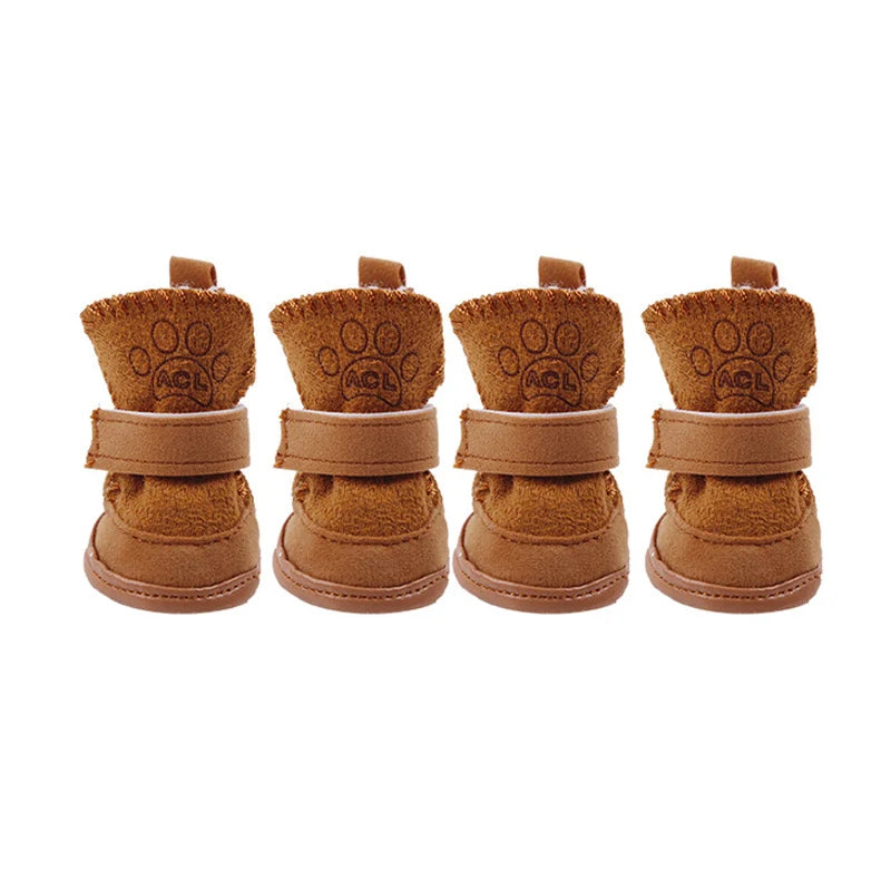 Warm Winter Pet Shoes for Small Dogs | Cozy Non-Slip Boots