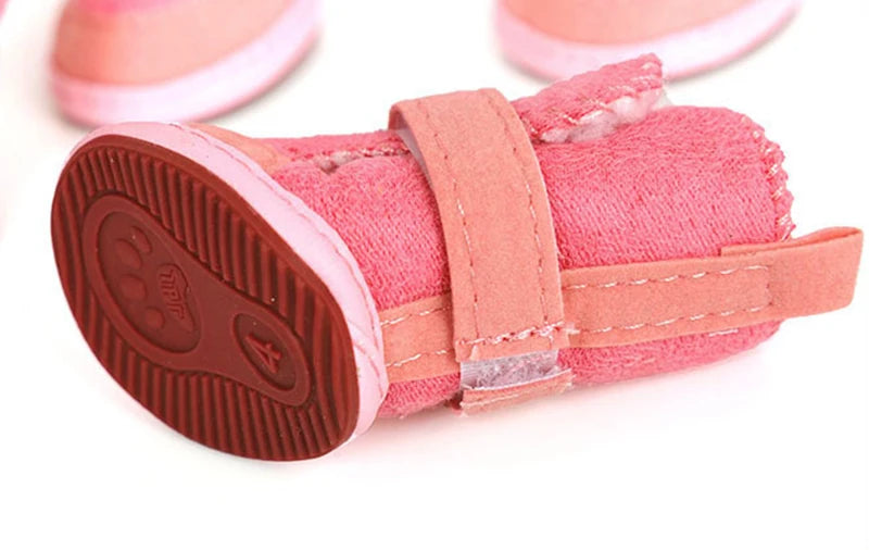 Warm Winter Pet Shoes for Small Dogs | Cozy Non-Slip Boots