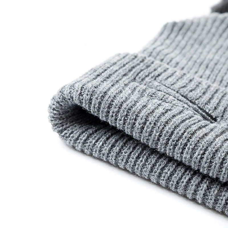 Women's Cute Cat Ear Beanie Hat | Warm Acrylic Knit Winter Skull Cap