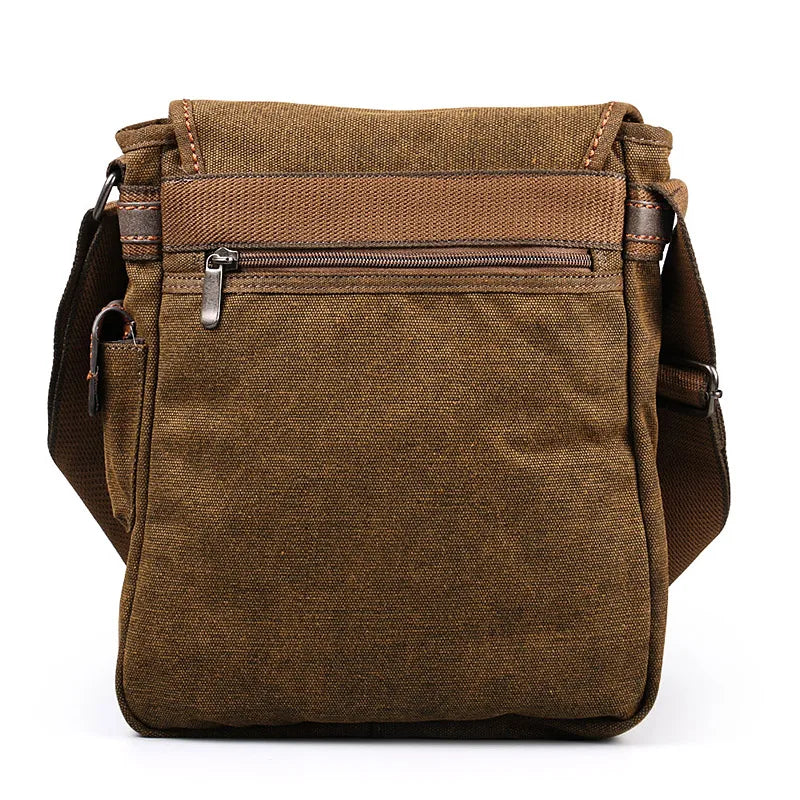 Bandolera de lona estilo vintage | Elegante bandolera multifuncional