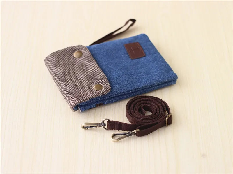 Stylish Denim Messenger Bag for Men and Women | Versatile Shoulder Clutch