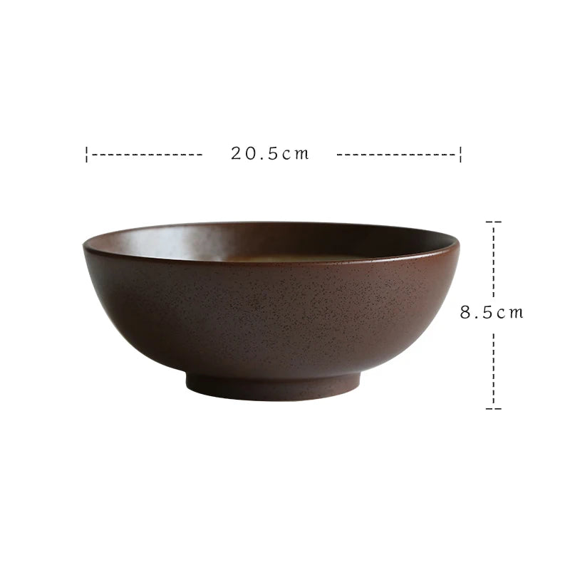 Large Japanese Ramen Bowl | Stylish Ceramic Noodle Bowl