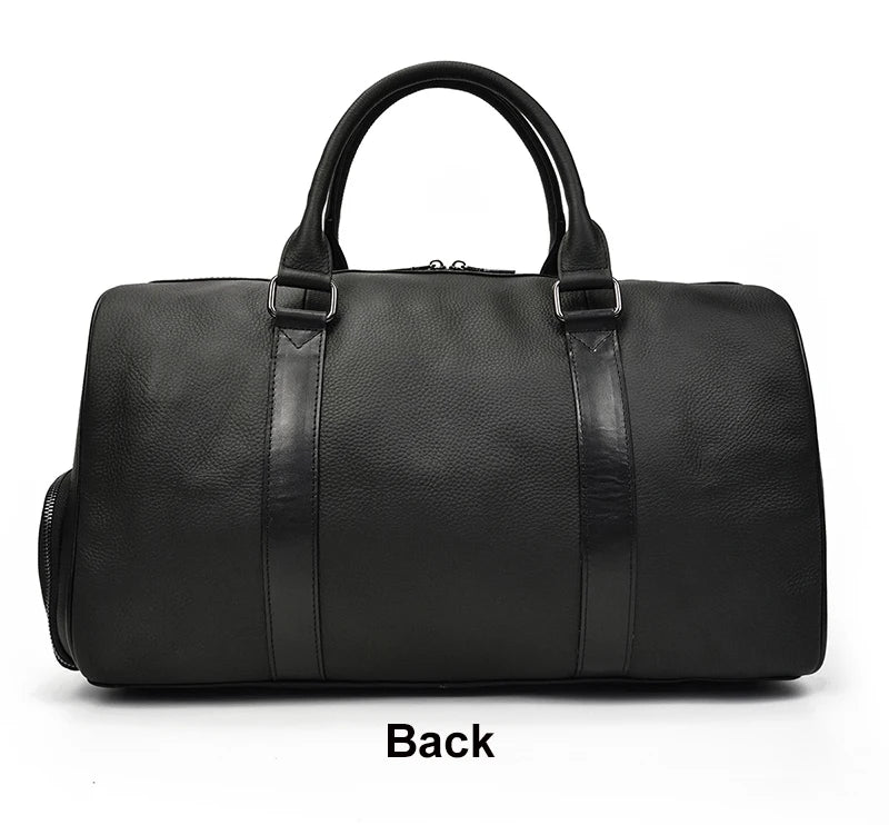 Luxury Genuine Leather Travel Bag for Men & Women | Versatile Duffle