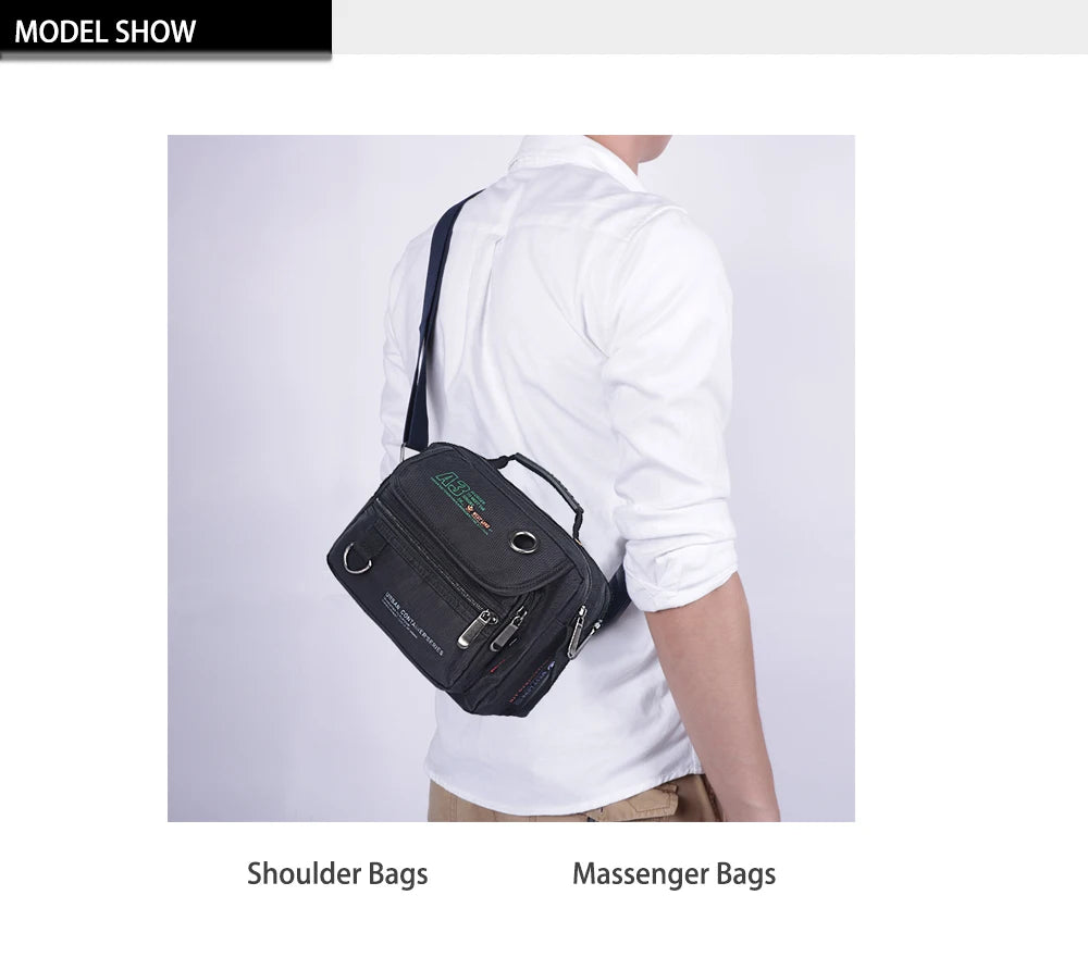 Men's Multifunction Casual Messenger Bags | Waterproof Shoulder Bag