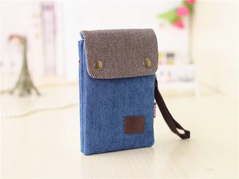 Stylish Denim Messenger Bag for Men and Women | Versatile Shoulder Clutch