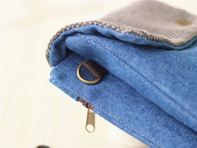 Stylish Denim Messenger Bag for Men and Women | Versatile Shoulder Clutch