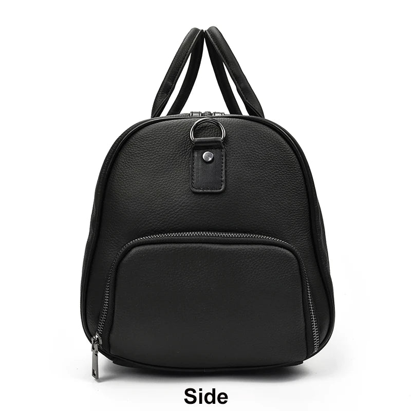 Luxury Genuine Leather Travel Bag for Men & Women | Versatile Duffle