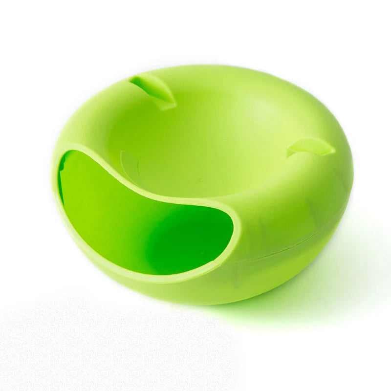 Multi-Use Double Layer Snack Bowl | Versatile Kitchen Storage Plate