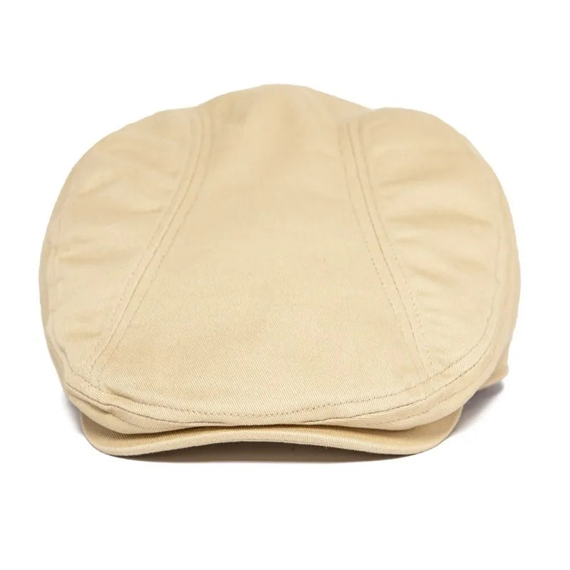 Men's Stylish Cotton Flat Cap | Casual Ivy Baker Boy Hat