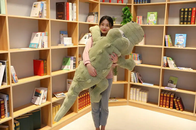 Lifelike Alligator Plush Toys | Soft Crocodile Filled Cushions