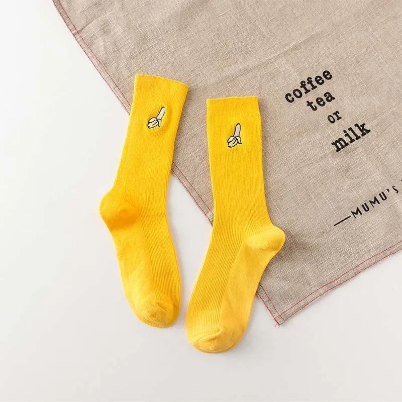 Calcetines Divertidos de Dibujos Animados de Comida para Hombre | Diseños de Aguacate y Hamburguesa