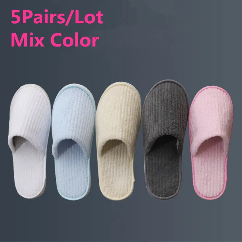 Comfortable Disposable Cotton Slippers | Hotel & Home Use