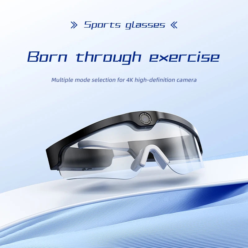 Lightweight Multi-Function Smart Glasses | Dual Camera & Waterproof