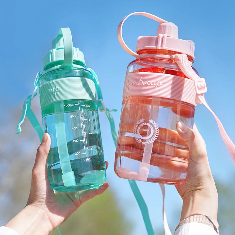 BPA Free Sport Water Bottle with Straw | Perfect for Hydration