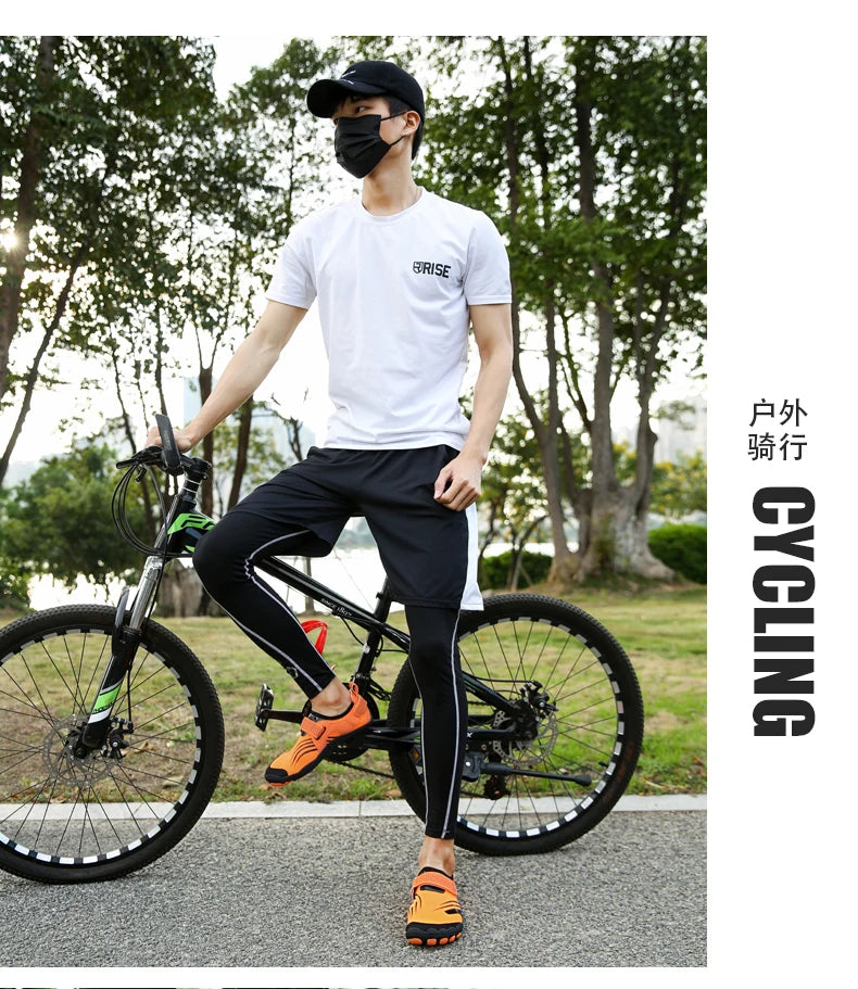 Unisex Swimming Water Shoes Men Barefoot Outdoor Beach Sandals Upstream Aqua Shoes Plus Size Nonslip River Sea Diving Sneakers