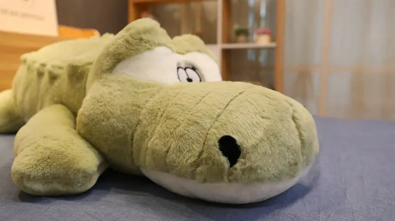 Lifelike Alligator Plush Toys | Soft Crocodile Filled Cushions