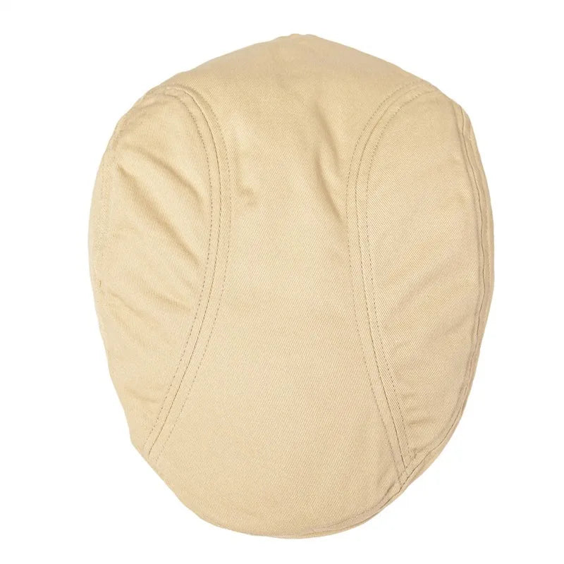 Men's Stylish Cotton Flat Cap | Casual Ivy Baker Boy Hat