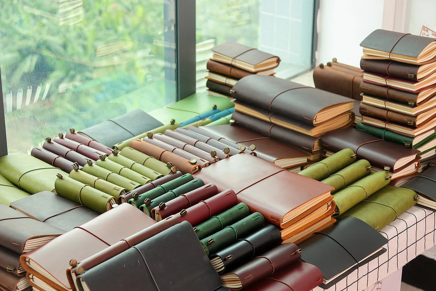 Handmade Retro Leather Cover Notebook | Travel Journal Diary