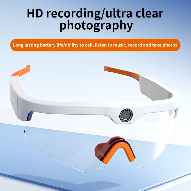 Lightweight Multi-Function Smart Glasses | Dual Camera & Waterproof