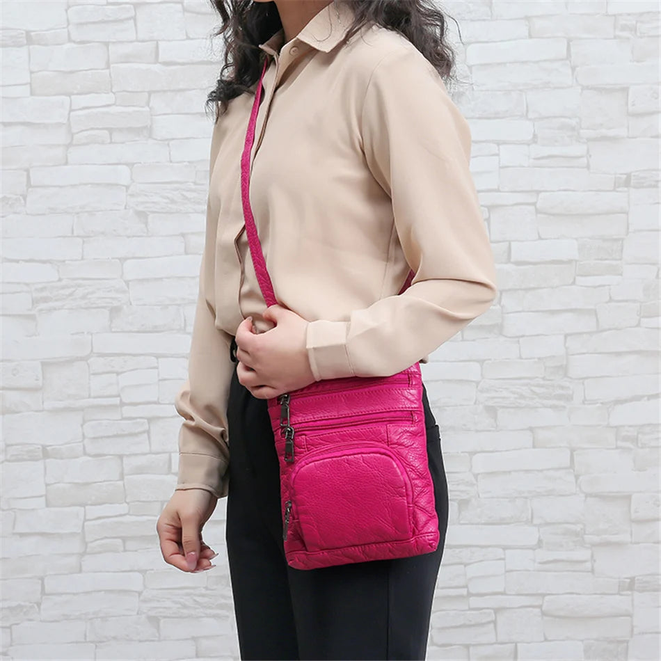 Bolso Bandolera con Múltiples Bolsillos para Mujer | Moderno y Versátil