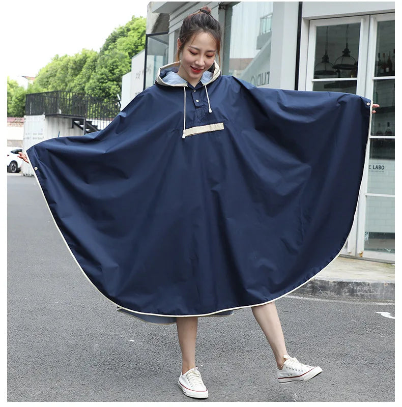 Children Raincoat Boys Girls Rain Coat Trench Poncho Jacket Outdoor Hiking Portable Students Rainwear Clock With Bag Space