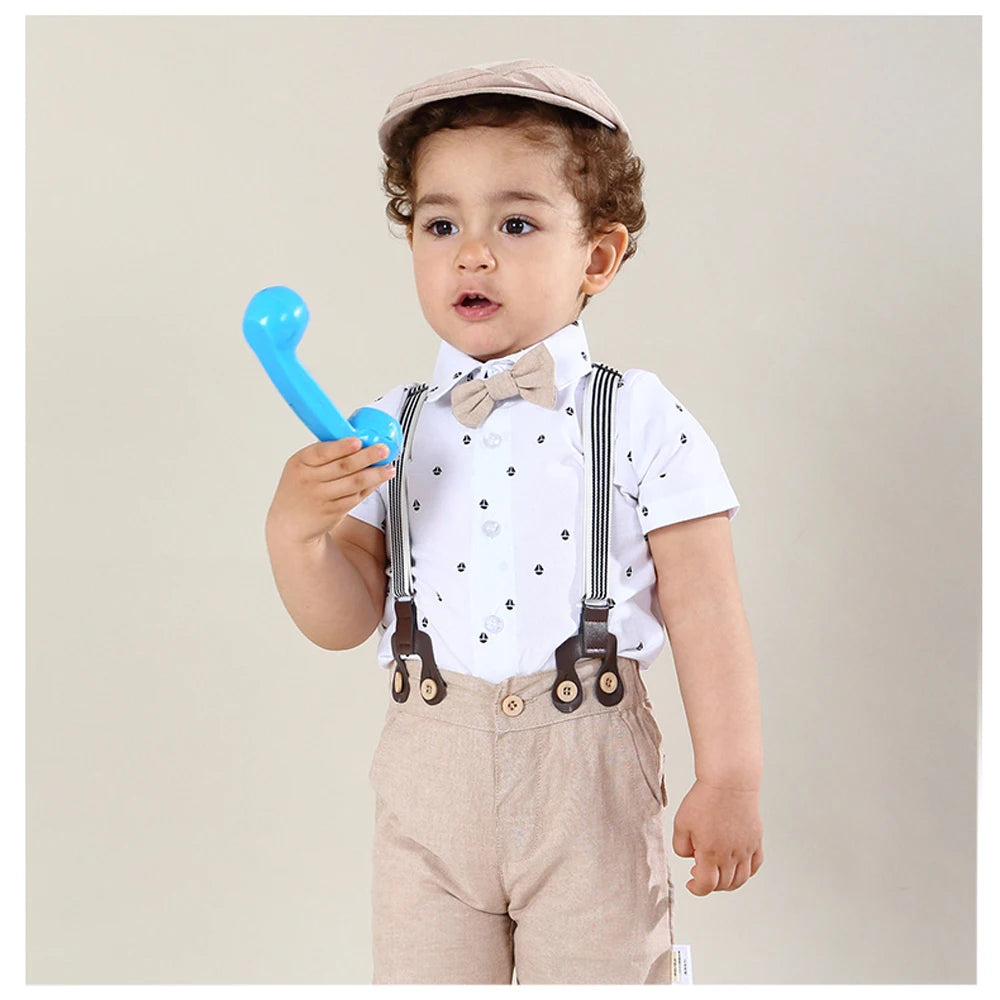 Newborn Baby Boy Romper Set | Stylish Outfit for Events